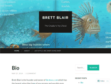 Tablet Screenshot of brettblair.com